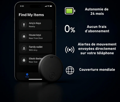GPS Traceur 1 An d’Autonomie – Pile Remplaçable.