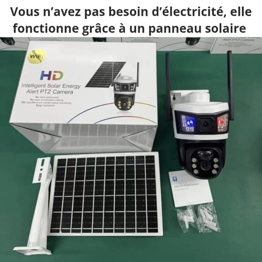 Caméra Solaire 4G Sans Wi-Fi ni Abonnement