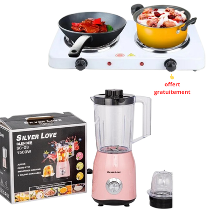 1 Moulinex 1500W ET 1 réchaud électrique 2 foyers